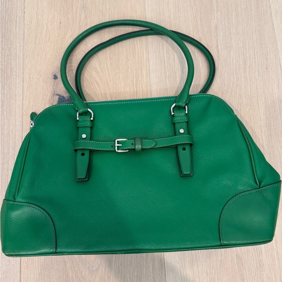 Green Tumi Vachetta leather laptop Handbag - Picture 8 of 8